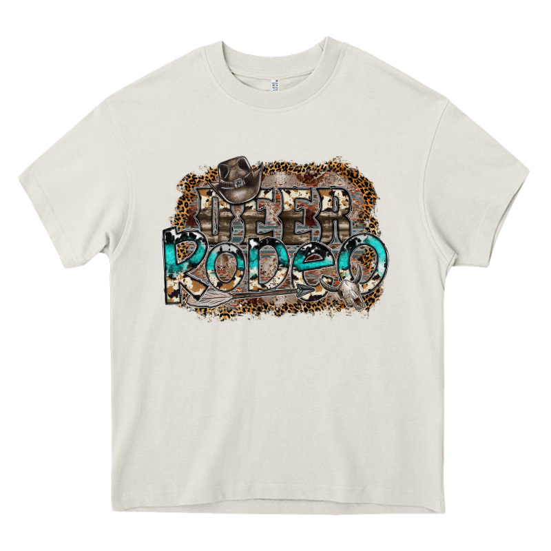 Deer Rodeo Heavy Core Tee by SublimationCraftShop | Teevron