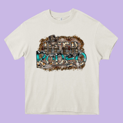 Deer Rodeo Heavy Core Tee Designed By Sublimationcraftshop