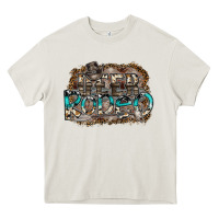 Cream deer rodeo Heavy Core Tee - SublimationCraftShop