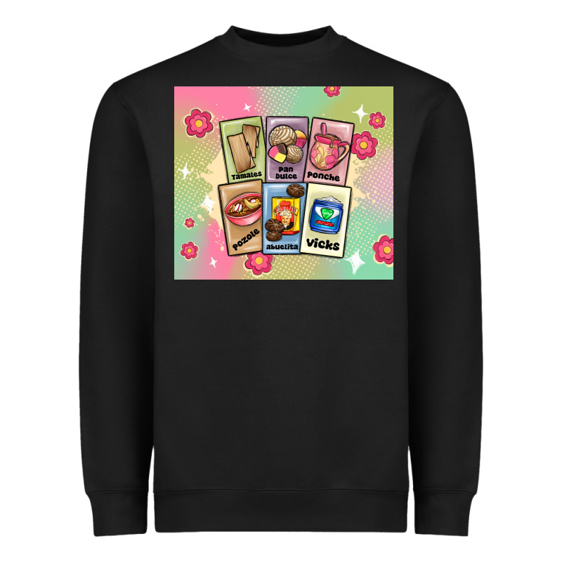 Traditional Mexican Food Heavyweight Sweatshirt by MaliasSmallBusiness | Teevron