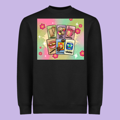 Traditional Mexican Food Heavyweight Sweatshirt Designed By Maliassmallbusiness