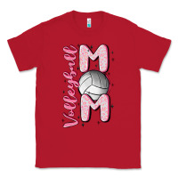 Red volleyball mom Classic Tee - MaliasSmallBusiness