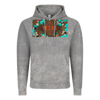 Cloud Rock western texas and bullskulls with turquoise and leopard licanse plate Vintage Hoodie - Artiststas