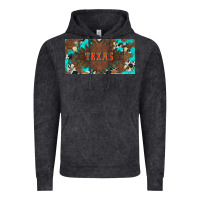 Vintage Black western texas and bullskulls with turquoise and leopard licanse plate Vintage Hoodie - Artiststas
