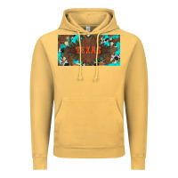 Vintage Mustard western texas and bullskulls with turquoise and leopard licanse plate Vintage Hoodie - Artiststas