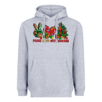 Peace Love Nutcrackers Heavyweight Hoodie | Teevron