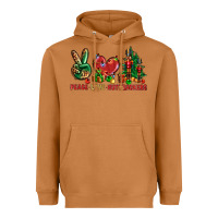 Meerkat Peace love Nutcrackers Heavyweight Hoodie - NancyCooperArtShop