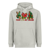 Moon Dust Peace love Nutcrackers Heavyweight Hoodie - NancyCooperArtShop