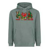 Sage Peace love Nutcrackers Heavyweight Hoodie - NancyCooperArtShop