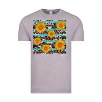 Vintage Zinc sunflower western seamless revize Vintage Tee - AdoDesignShop