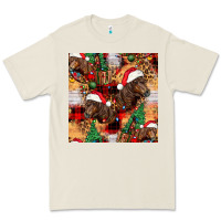Bone christmas horse leopard tartan Premium Tee - FaDigitalArtStudio