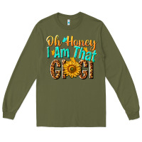 Army Green oh honey i am that gigi nca Long Sleeve Tee - NancyCooperArtShop