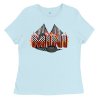 Baby Blue race mini Ladies Tee - Zillion Design Studio