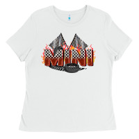 White race mini Ladies Tee - Zillion Design Studio