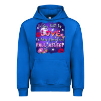 Cobalt Why fall in love when you can fall asleep Urban Hoodie - FaDigitalArtStudio