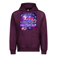 Mauve Wine Why fall in love when you can fall asleep Urban Hoodie - FaDigitalArtStudio