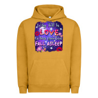 Pigment Peanut Butter Why fall in love when you can fall asleep Urban Hoodie - FaDigitalArtStudio