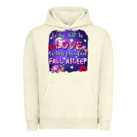 Pigment Pistachio Why fall in love when you can fall asleep Urban Hoodie - FaDigitalArtStudio