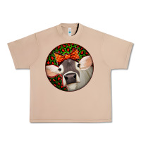 Burro Christmas Cow, Urban Heavy Tee - Jasminsmagicworld