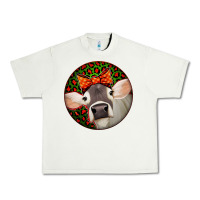 Pistachio Christmas Cow, Urban Heavy Tee - Jasminsmagicworld