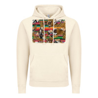 Vintage Artic western serape cowhide and leopard background Vintage Hoodie - Artiststas