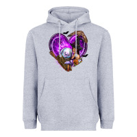 Halloween Heart With Witch Heavyweight Hoodie | Teevron