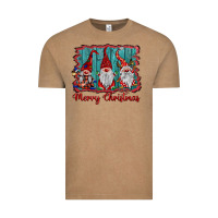 Vintage Coffee merry christmas gnomes Vintage Tee - BarkalooDesign