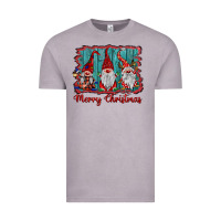 Vintage Zinc merry christmas gnomes Vintage Tee - BarkalooDesign