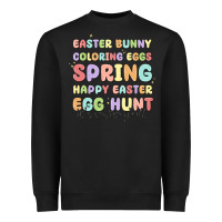 Black easter bunny spring Heavyweight Sweatshirt - MaliasSmallBusiness