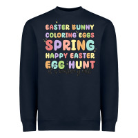 Navy easter bunny spring Heavyweight Sweatshirt - MaliasSmallBusiness