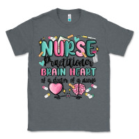 Charcoal Heather nurse practitioner Classic Tee - MaliasSmallBusiness