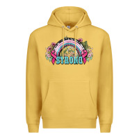 Antique Gold Strong Cancer rainbow Cancer Awareness Premium Hoodie - HowdyJamesFarm