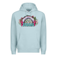 Blue Mist Strong Cancer rainbow Cancer Awareness Premium Hoodie - HowdyJamesFarm
