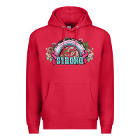 Cardinal Strong Cancer rainbow Cancer Awareness Premium Hoodie - HowdyJamesFarm
