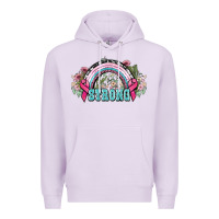 Lilac Strong Cancer rainbow Cancer Awareness Premium Hoodie - HowdyJamesFarm