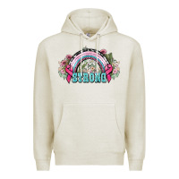 Oatmeal Heather Strong Cancer rainbow Cancer Awareness Premium Hoodie - HowdyJamesFarm