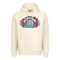 Sandshell Strong Cancer rainbow Cancer Awareness Premium Hoodie - HowdyJamesFarm