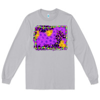 Moon Dust mardi gras background Long Sleeve Tee - JahusDesignShop