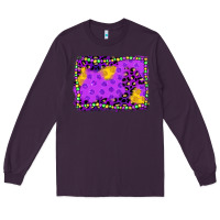 Plum mardi gras background Long Sleeve Tee - JahusDesignShop