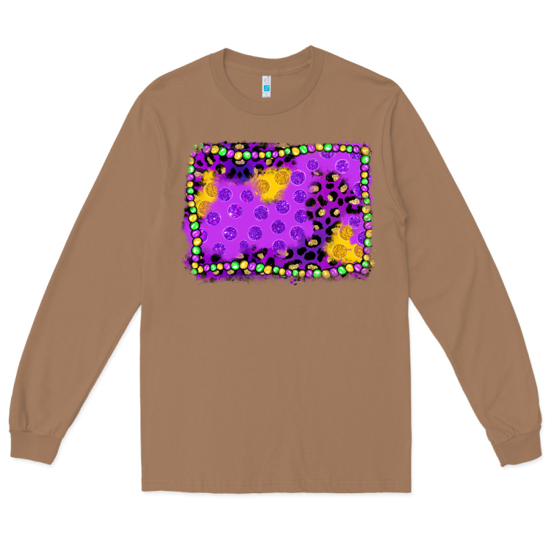 Mardi Gras Background Long Sleeve Tee by JahusDesignShop | Teevron