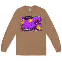 Toasted Coconut mardi gras background Long Sleeve Tee - JahusDesignShop