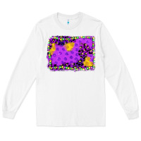 White mardi gras background Long Sleeve Tee - JahusDesignShop