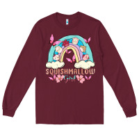 Burgundy squish girl Long Sleeve Tee - MaliasSmallBusiness