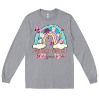 Heather Grey squish girl Long Sleeve Tee - MaliasSmallBusiness