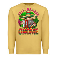Antique Gold Feliz Navidad gnome Premium Sweatshirt - NancyCooperArtShop