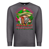 Charcoal Heather Feliz Navidad gnome Premium Sweatshirt - NancyCooperArtShop