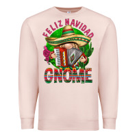 Pale Pink Feliz Navidad gnome Premium Sweatshirt - NancyCooperArtShop