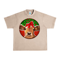 Christmas Cow Urban Heavy Tee | Teevron