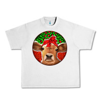 Lunar Rock Christmas Cow Urban Heavy Tee - Jasminsmagicworld