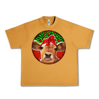 Peanut Butter Christmas Cow Urban Heavy Tee - Jasminsmagicworld